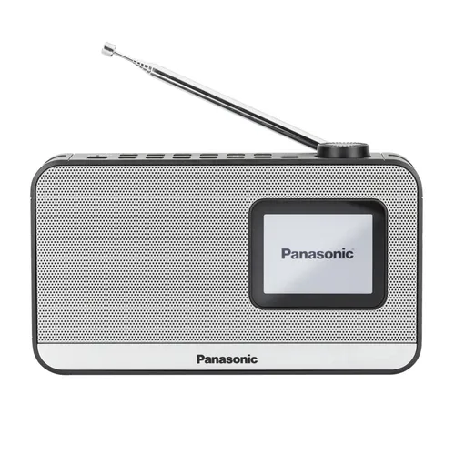 Panasonic RF-D15EG-K Tragbares DAB+ FM Digitalradio mit Bluetooth - Klarer Sound und kompaktes Design für unterwegs mit 2,4 Zoll TFT LCD-Display