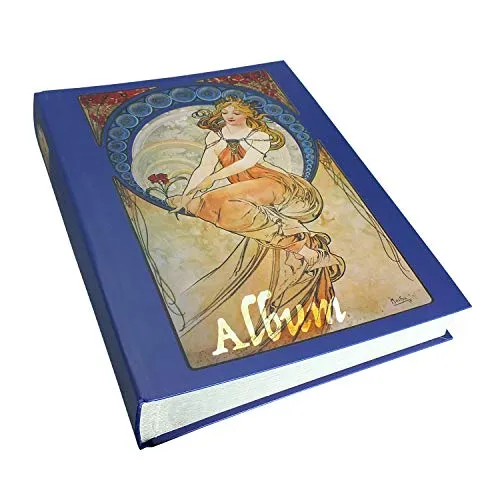 Einsteckbücher Retro Briefmarkenalbum Dunkel-Blau