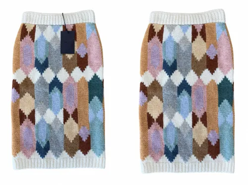 PRADA Shetland Knitted Handmade Skirt