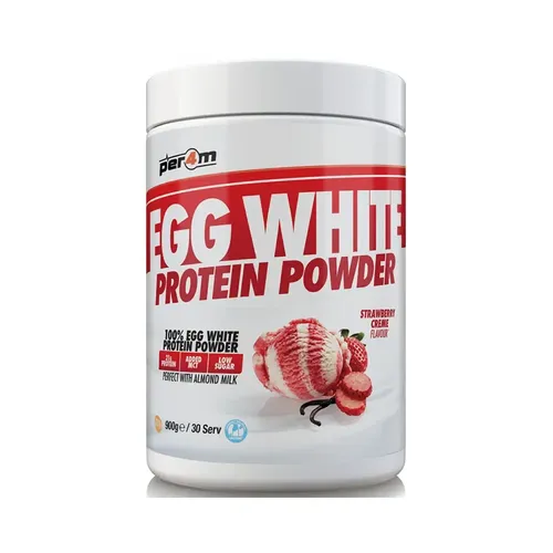Per4m Egg White Protein Pulver (900g) Strawberry Creme