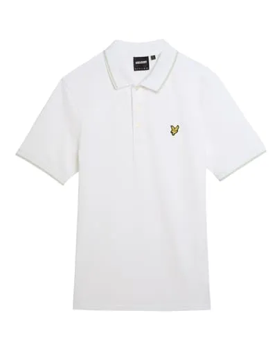 Lyle&Scott Tipped Poloshirt Herren White/Soft Matcha XXL