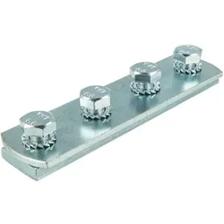 Tecuro - Schienenverbinder Für Montageschiene Typ 38/40, Stahl Verzinkt