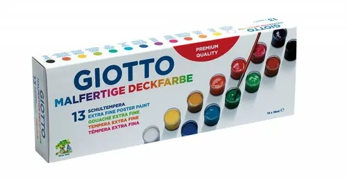 GIOTTO Schulmalfarben farbsortiert 13x 18,0 ml