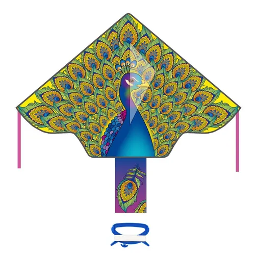 Kinderdrachen Einleiner Drachen HQ Simple Flyer Peacock 120 cm Flugdrachen