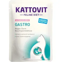 Kattovit Spezialfutter für Katzen Gastro Lachs und Reis