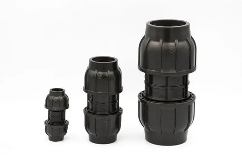 GEBO Steckfitting PE Rohr Kupplung 20x20mm 1/2 Zoll Verschraubung Muffe Klemmverbinder