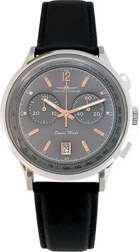 Zeno-Watch Herren Chronograph 5181-5021Q-f3 mit Luc Tachymeter