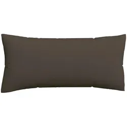 Schlafgut Kopfkissenbezug Woven Satin, Dunkelbraun, Textil, Uni, 40x80 cm, Oeko-Tex® Standard 100, AZO-frei, Textiles Vertrauen - Oeko-Tex®, bügelleicht, bügelfrei, Wohntextilien, Bezüge, Kopfkissenbezüge
