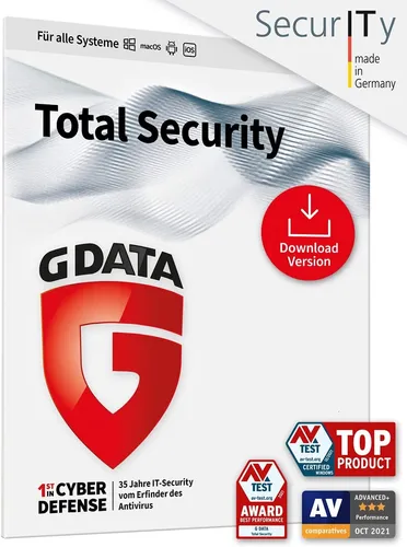 G Data Total Security 2025 | 3 PC | 1 Jahr | Download-Version