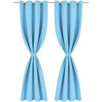 Vorhänge & Gardinen Türkis von vidaXL
