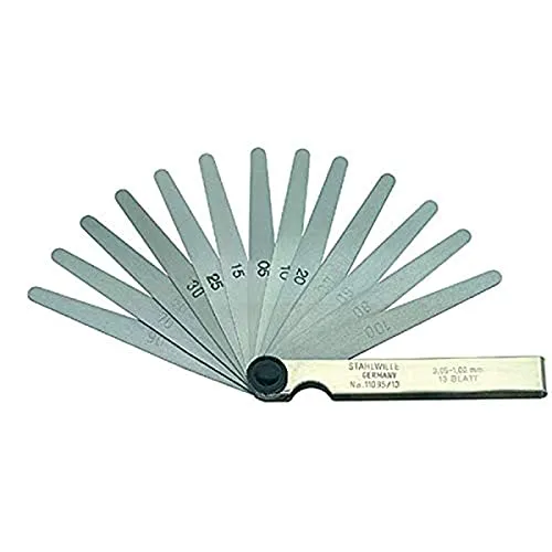 STAHLWILLE 11095/13 Präzisions Fühlerlehre 13 Blatt 0,05 metrisch 74240001