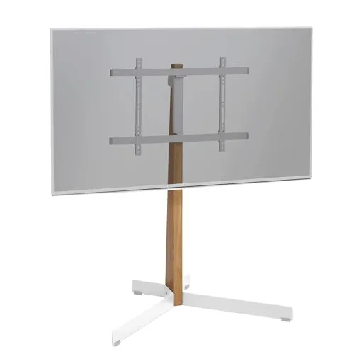Vogel's TVS 3695 TV-Ständer für 40-77 Zoll Fernseher - TV-Halterungen für Fernseher bis 50 kg, schwenkbar bis 90° und aus hochwertigem PEFC-zertifiziertem Eichenholz für eine stilvolle und flexible Positionierung.