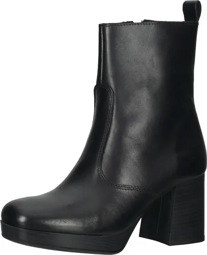 Bullboxer Stiefelette aus Leder - Schwarz - 40 - Stylische Stiefelette von Bullboxer aus hochwertigem Leder. Das moderne Design mit karreeförmiger Zehenkappe und Plateau sorgt für Komfort und einen coolen Look. Ideal für jeden Anlass, einfach an- und auszuziehen dank praktischem Reißverschluss.