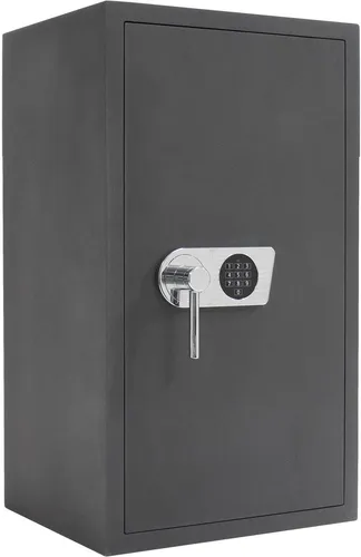 Profirst Wertschutzschrank Jupiter 85 EN1 - Sichere Aufbewahrung für Geld und Wertgegenstände mit bohrgeschütztem Elektronikschloss, Sicherheitsstufe EN 1 und verstellbaren Fachböden.