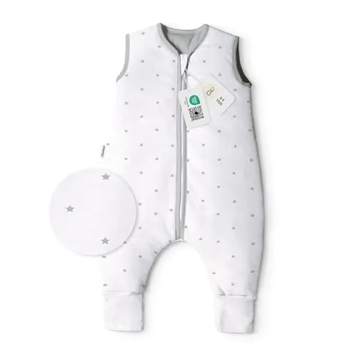 Ehrenkind® Babyschlafsack mit Füßen 2.5 TOG - Baby Schlafsäcke aus Bio-Baumwolle, ganzjährig einsetzbar und atmungsaktiv für optimalen Schlafkomfort in jeder Saison.