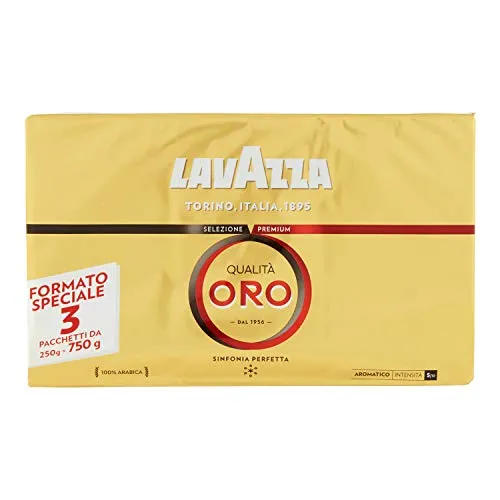 Lavazza Espresso Qualita Oro 3x250g gemahlen
