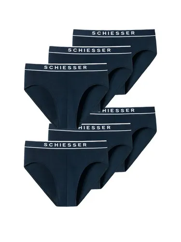 Schiesser Rioslip 95/5 Organic Cotton (6-St) brazilslip unterhose unterwäsche
