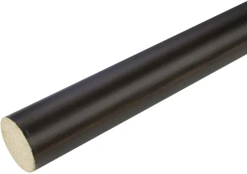 Liedeco Gardinenstange, Ø 2,8 mm, ausdrehbar, Holzwerkstoff, Holzstab