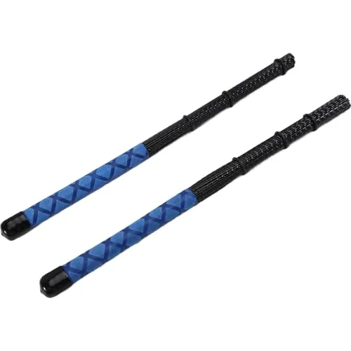 Fangxuee Drum Brush Sticks Professionelle Nylon Drum Brushes Rod Sticks für Drum Cajon Jazz Musikinstrumente Percussion Part