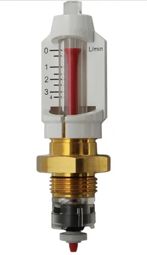 Zewotherm Durchflussmengenmesser Messing, Vorlauf 0-4 l/min. 320002 NEU