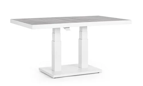 Tisch Truman 140x85x49-72cm Aluminium Esstisch