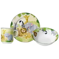 Ritzenhoff & Breker R+B Ki-geschirr Afrikatiere 3t in weiß von Ritzenhoff & Breker