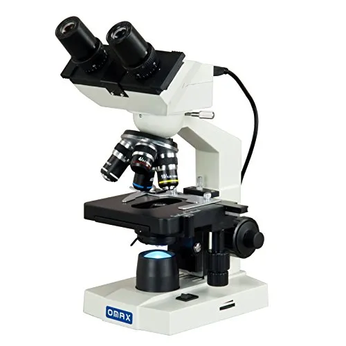 AmScope MD82ES10 OMAX 1.3MP Digitales integriertes Mikroskop mit LED-Beleuchtung, 40X-2000X