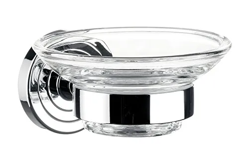 Emco Seifenhalter Polo Kristallglas klar, 1 Stück, chrom, 073000100