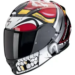 SCORPION Integralhelm EXO-491 PIRATE rot ECE 22.06 - L 59/60 - Motorradhelm mit integriertem Sonnenvisier und ergonomischem Innenfutter, ideal für Brillenträger, ECE-zugelassen und bietet optimalen Komfort und Sicherheit.