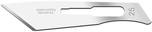 Swann-Morton 0112 Chirurgische Skalpellklinge Größe #25 von Swann-Morton