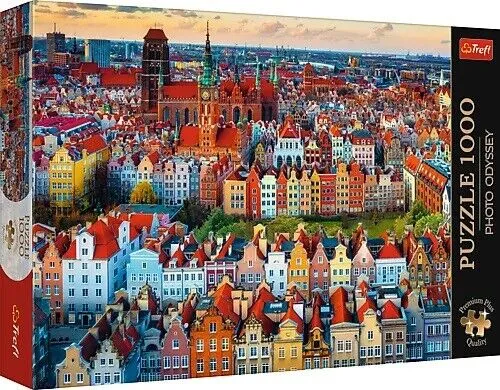 Puzzle 1000 elementów Premium Widok na Gdańsk TREFL 10856 TR TREFL 5900511108569