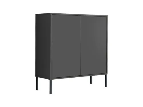 moebel-dich-auf Kommode BEN 4 mit Push-to-open-Funktion - Türkommode mit modernem Design, 4 Metallfüßen und Platz für bis zu 16 Paar Schuhe, ideal für praktischen und stilvollen Stauraum.