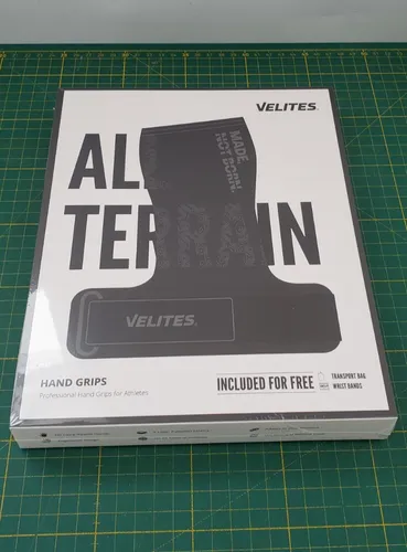 VELITES All Terrain Hand Grips + Handgelenkwickel L schwarz