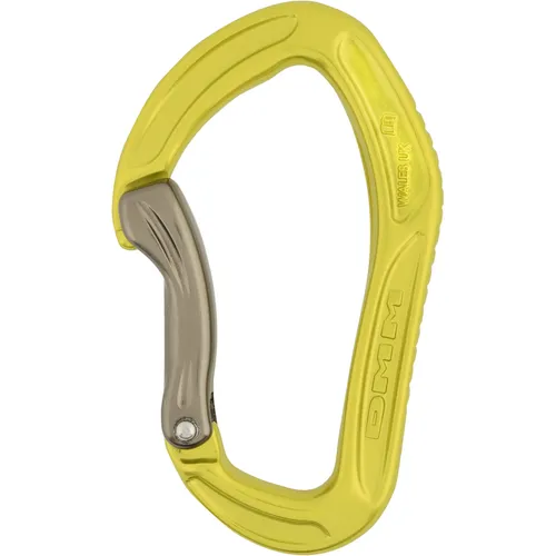 DMM Alpha Sport Bent Karabiner (Größe One Size, lime) in gelb von DMM