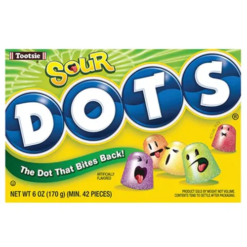 Tootsie Dots Sours Fruit Gumdrops 170g | USA Amerika Import