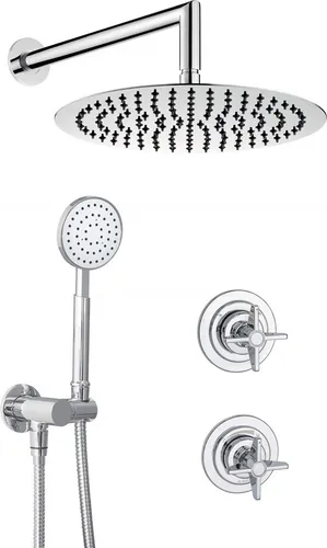 Deante Concealed Shower Set (NAC_09QT) - Elegantes und modernes Duschset für eine nahtlose Integration in Ihr Badezimmer, bietet ein stilvolles Design und einfache Installation.