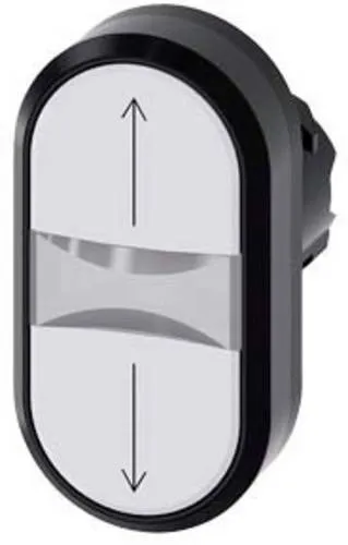 Siemens 3SU10003AB660AN0 3SU1000-3AB66-0AN0 Doppeldrucktaster (B x H) 29.8mm x 57.7mm IP66, IP67, IP69/IP69K 1St.