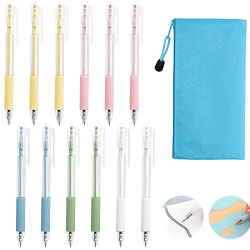Papierschneide Stift 12 St¨¹ck Craft Cutter Stift, DIY Basteln Skalpell Messer Set, Wiederverwendbar Pr?zisionsmesser Papierschneidestift f¨¹r Scrapbooking und Bastelarbeiten (Mit Aufbewahrungstasche)