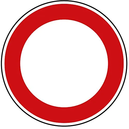 Verkehrszeichen Verbot für Fahrzeuge Aller Art Nr. 250 | Dreifke® - Sicherheitsschilder: Original Verkehrsschild nach StVO mit RAL Gütezeichen, langlebig und zuverlässig, für sichere Verkehrsregelung.
