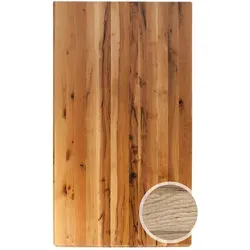 SIT Tischplatte aus Akazienholz, Beige (Natur) - 240cm - Esstische, Massivholz Tischplatte mit Baumkante, lackiert und pflegeleicht, ideal für rustikale Essbereiche.