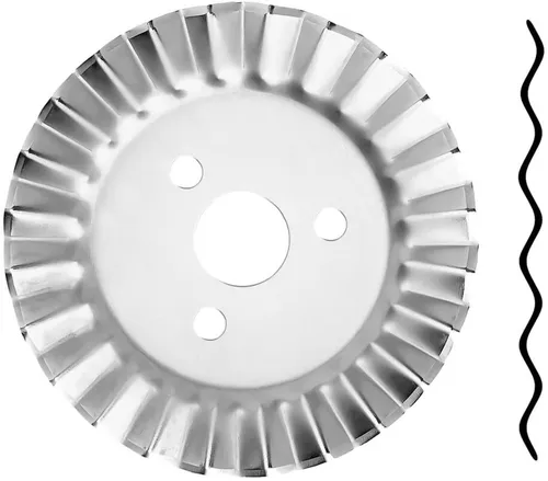 Stück Zickzack Ersatzklingen für Rollschneider 45mm - Wellenschnitt 5