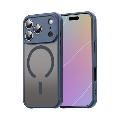 Handy Hülle für Apple Apple iPhone 17 Pro Matt Case Schutzhülle |Stoßfest|Kratzfest|100% Passgenau| Rundumschutz | Blau