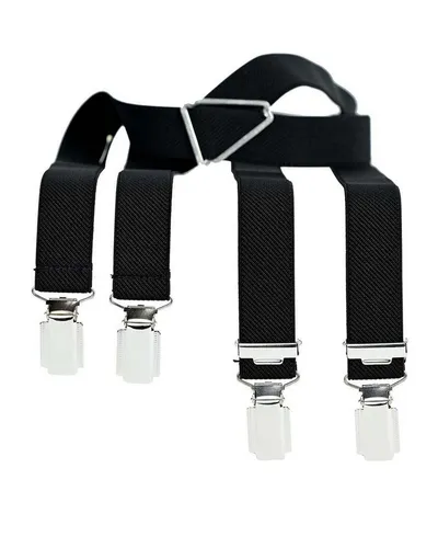 LLOYD Hosenträger 25 mm unifarben, gekreuzt, Schwarz - Hosenträger für Herren, Made in Germany, 25 mm breit, 2-streifig gekreuzt für optimalen Halt, ideal als Geschenk in hochwertiger Schachtel mit Sichtfenster.