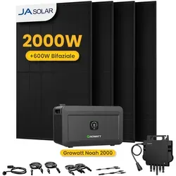 Growatt NOAH 2000 All-in-One Speicher für Balkonkraftwerke von Powerness