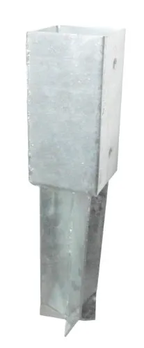 Connex HV4331 Bodenhülsen zum Einbetonieren, Bohrungen 10.5 mm, 71 x 71 x 350 mm, feuerverzinkt
