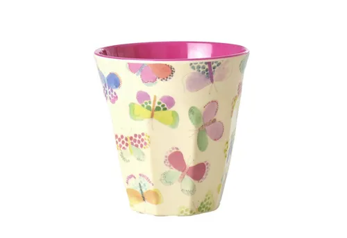 rice Becher Rice Melaminbecher Schmetterling medium