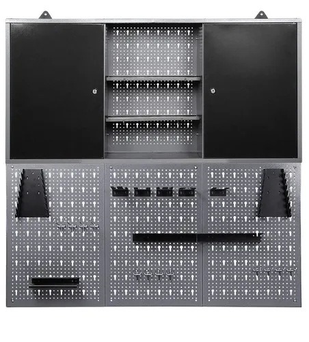 ONDIS24 Werkzeugschrank Joku 120cm mit Lochwand und 50 Haken