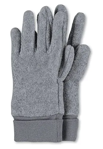 Sterntaler Fingerhandschuh Microfleece mit elastischen Bündchen – Warme Kinder Handschuhe – Unisex Winterhandschuhe für Jungen & Mädchen - Accessoire für kühlere Tage – silber melange, Größe 2