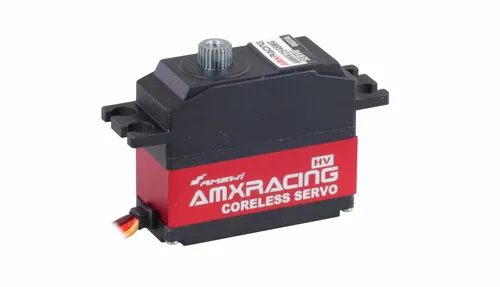 Amewi Standard-Servo AMXRacing AMHV2546MG - Midi Analog-Servo für RC-Modelle, nur 30mm hoch, ideal für Jets und Kunstflugmodelle. Doppelt kugelgelagert und hochvolt-fähig für schnelle und kraftvolle Leistung.