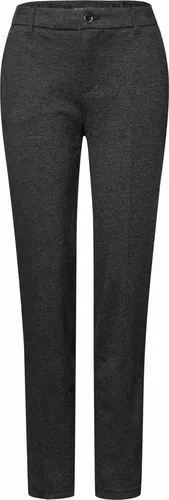 STREET ONE Damen A378376 Chino im Melange-Look, Mehrfarbig, Größe 36 - Damen-Hosen mit Mid Waist und Slim Legs für einen lässigen Look, perfekt für jeden Anlass dank elastischem Bund und praktischen seitlichen Taschen.